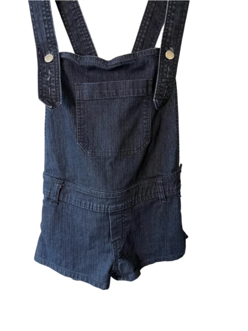 Women’s Black Denim Short Overalls - Unbranded - Picture 10 of 14